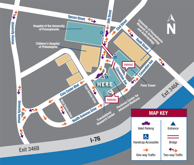 HUP campus map