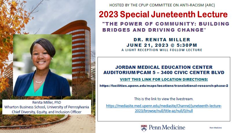 2023 Special Juneteenth Lecture