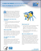 fluid in the middle ear