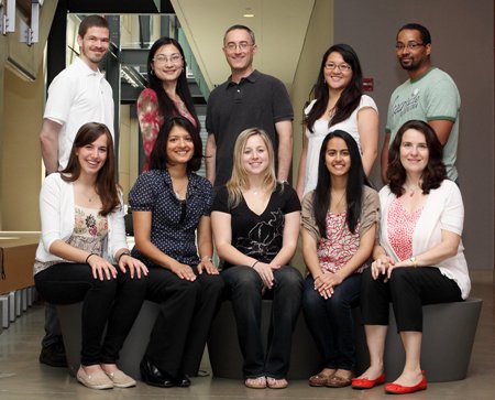 Brodkin Lab 2011: Top: Andrew Fairless, Grace Liu, Edward Brodkin, Mei-Kay Wong, Kareem Tyree Bottom: Cara Piccoli, Arati Kreibich, Julia Katz, Neha Vijayvargiya, Tamar Gur