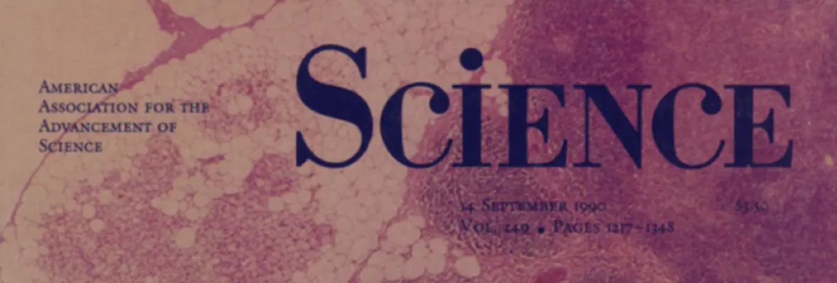 Cover of the scientific journal, Science showing islet cells