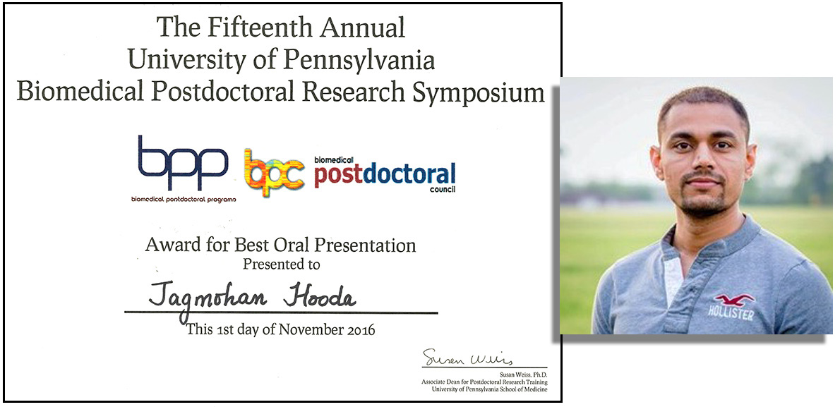 15th Annual University of Pennsylvania Biomedical Postdoctoral Research Symposium