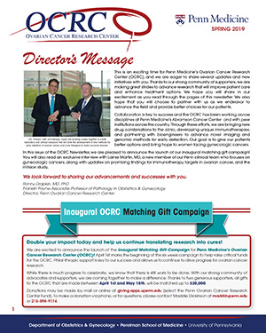 Spring 2019 Newsletter