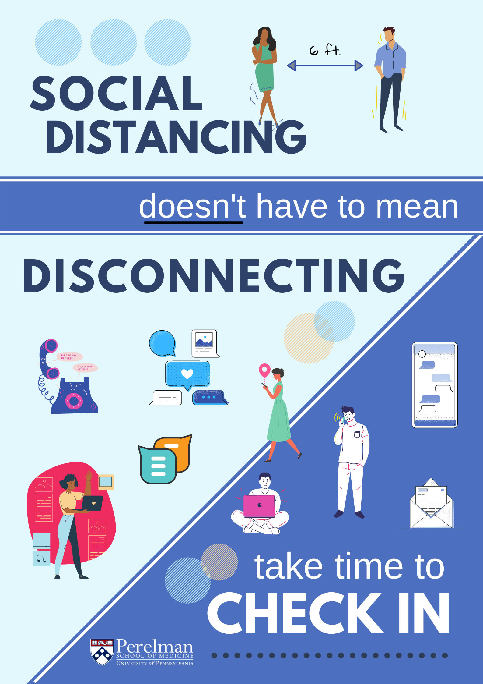 Social Distancing, not Disconnecting