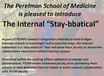 see content for details about the Internal "Stay-bbatical"
