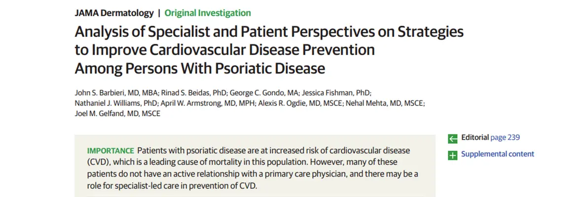 JAMA Dermatlogy publication