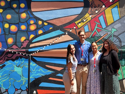 the four 2022 summer interns