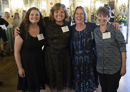 Lisa Kessler, Kathy Valverde, Laura Conway & Jo MacKenzie at the program's 20th anniversary in 2016.