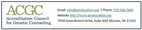 ACGC Contact information