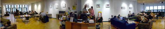 Image of the Welfer Common Room in the Graduate Student Center