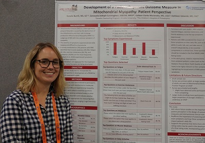 Natalie Burrill presents poster at NSGC