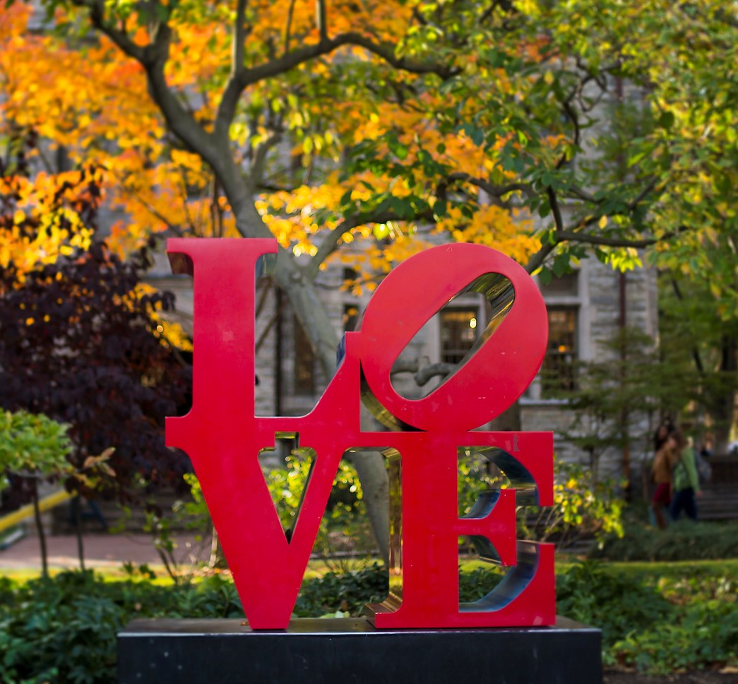 Penn Love statue