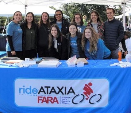 MSGC students volunteering at rideAtaxia Philly