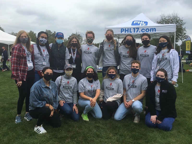 UPenn MSGC students at rideAtaxia Philly 2021