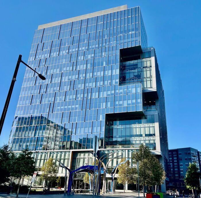 Glass building of One uCity Square.