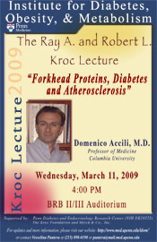 2009 Kroc Lecture Poster