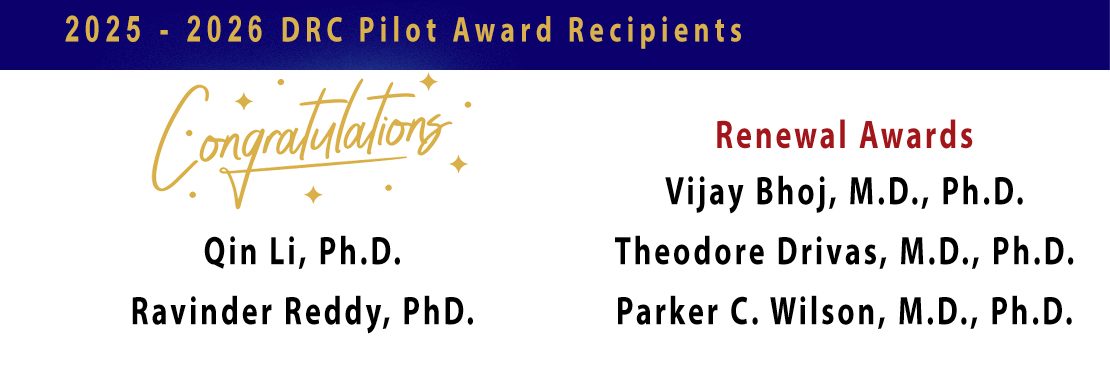 2025-2026 Penn DRC Pilot Awardees