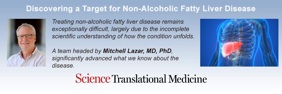 Lazar Lab paper is Science Translational Medicine