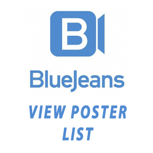 Bluejeans Virtual Poster Session