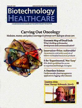 Biotechnology Healthcare cover with Carving Out Oncology