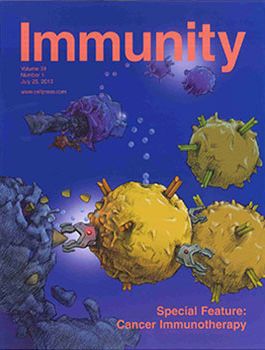Immunity cover with special feature about Cancer Immunotherapy