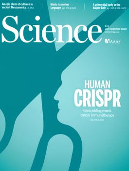 Science cover with Human CRISPR featured