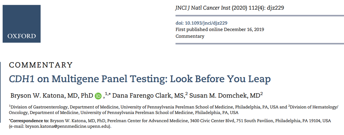 JNCI CDH1 paper header