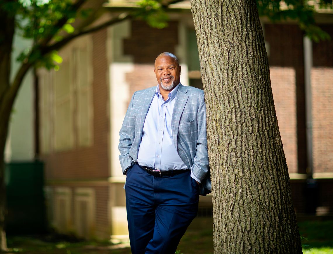 Kevin Johnson on the Penn Campus