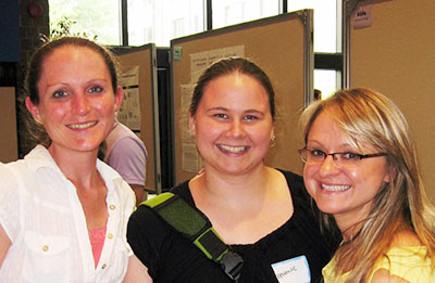 Three female students