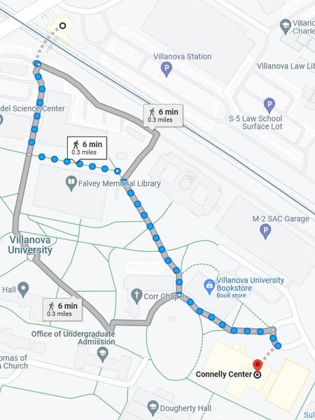 ​ Septa to Connelly Center