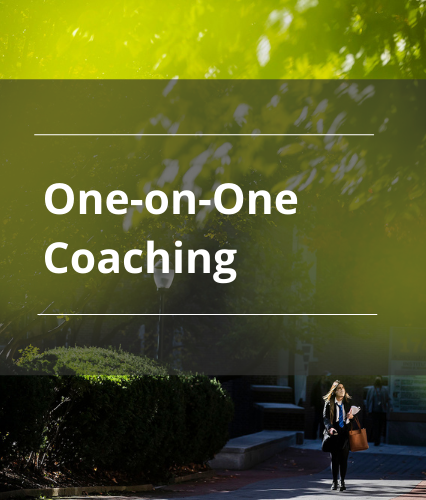 One-on-one coaching