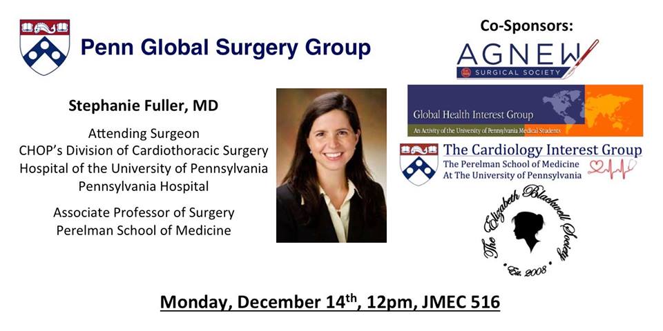 Stephanie Fuller, MD Speaker Event Flyer 