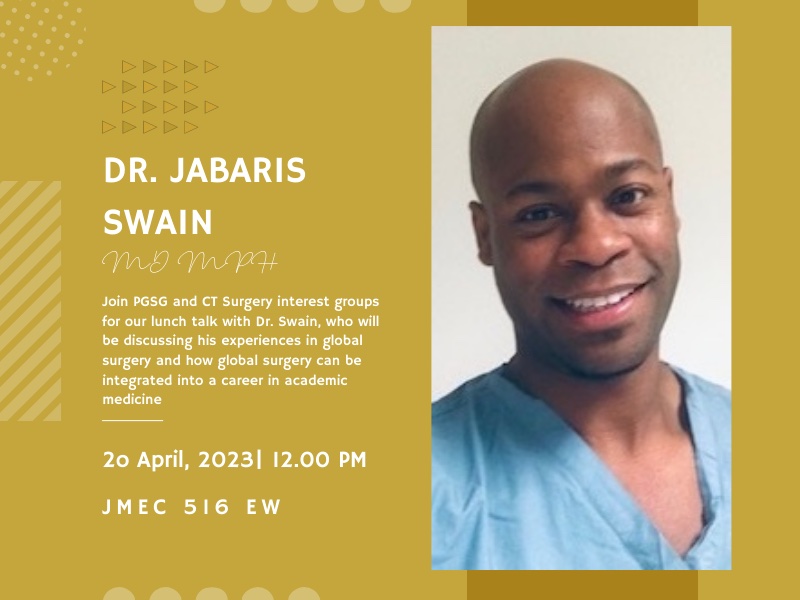Lunch talk with Dr. Swain