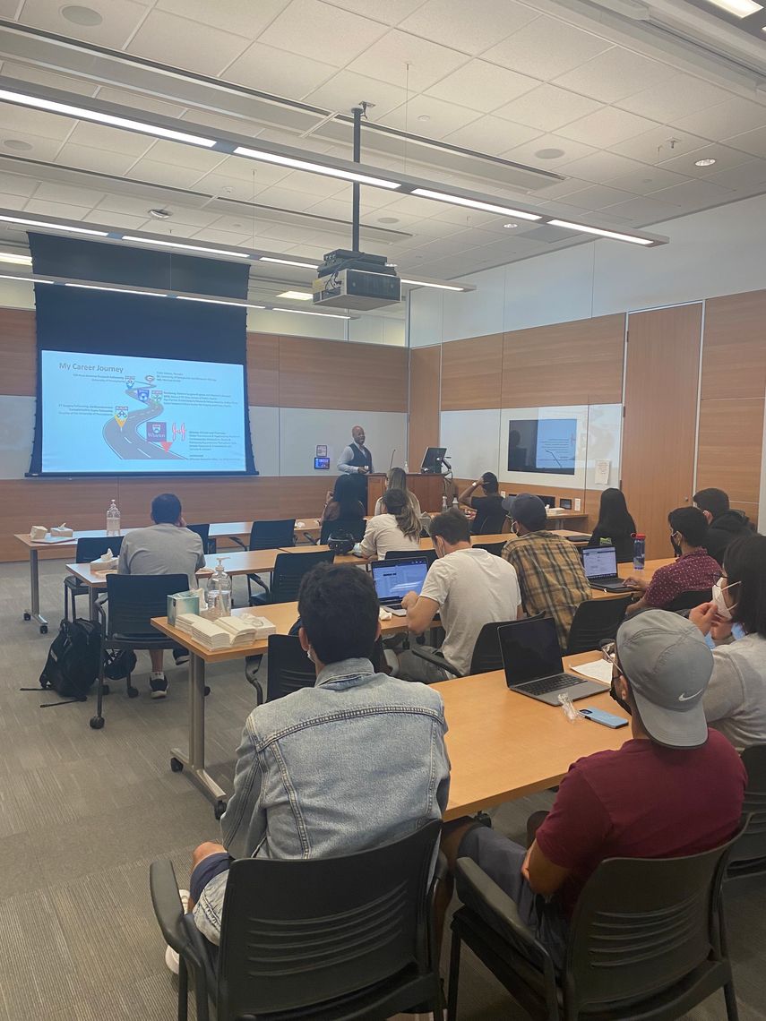 Dr. Swain gives a lunch talk to first year Penn medical students