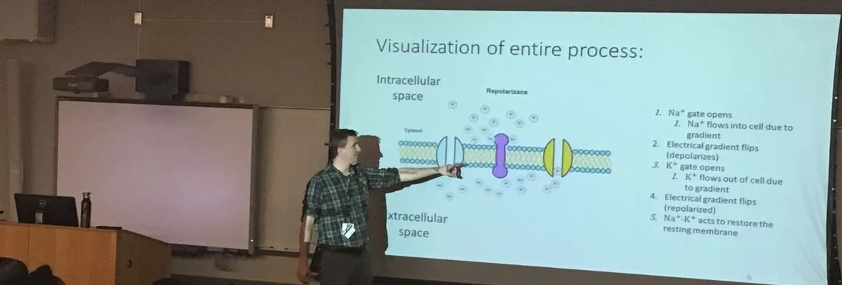 John Drazan teaching.