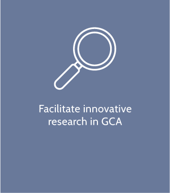 Facilitate innovative research in GCA