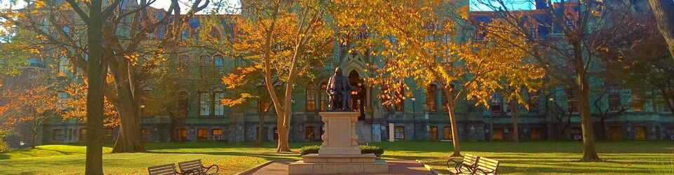Statue of Ben Franklin on the University of Pennsylvania campus