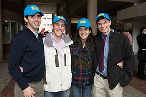 From left to right: Mr. Kupperman, Mr. Jensen, Ms. Schwab, and Mr. Darby will all be taking up residence at UCLA.