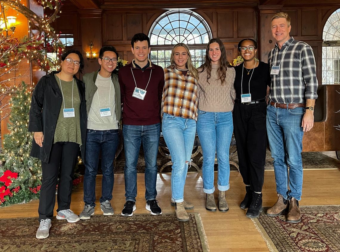 Members of the Sellmyer Lab at the 2022 BMB Graduate Group retreat,