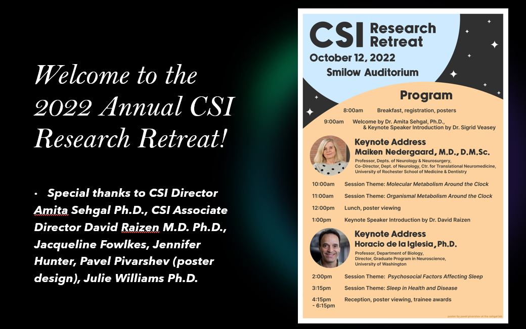 2022 csi retreat screen display