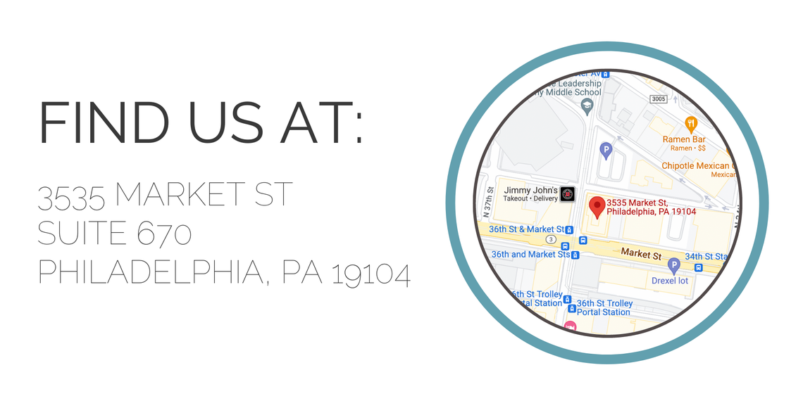 Find Us At: 3535 Market St. Suite 607 Philadelphia, PA 19104