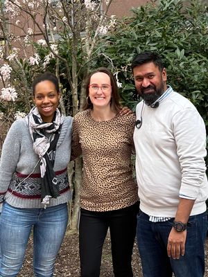 Allison, Vijay, and Dennisse