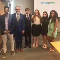 Photo of Stephen Tuttle with students