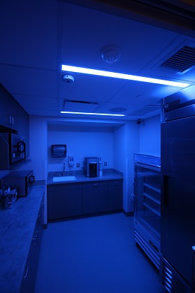 CIL with blue lighting