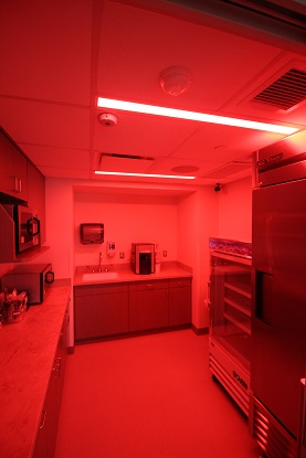 CIL with red lighting