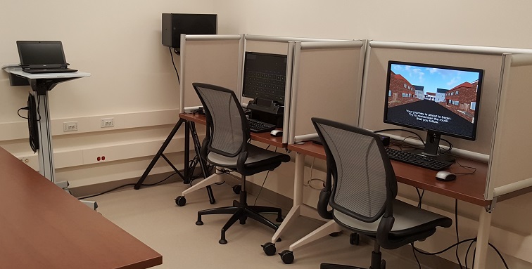 Computer testing area