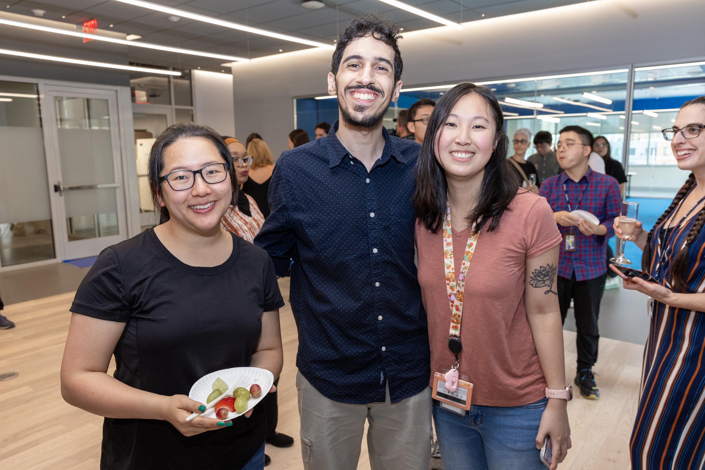 Lab members Emily, Rakan & Lily